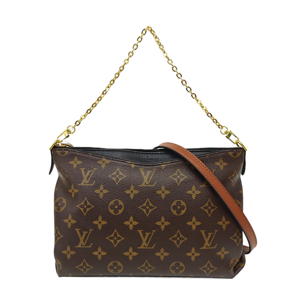 PALLAS BB Monogram Coated Canvas Brown