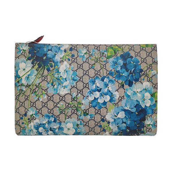 GG Blooms Coated Canvas Black