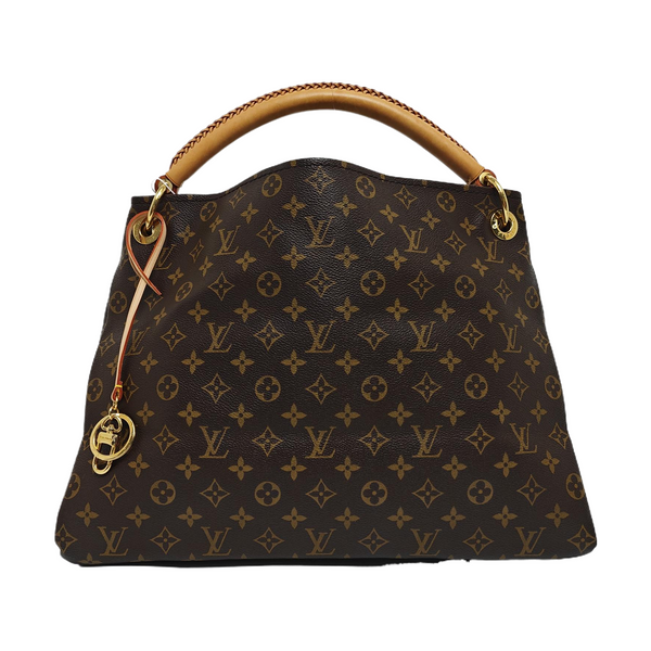 ARTSY MM Monogram Coated Canvas Brown