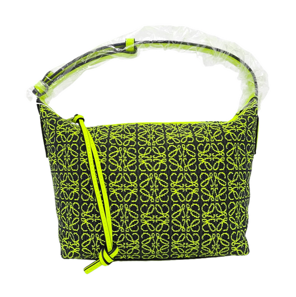 Fabric Top Handle Bag Small Yellow