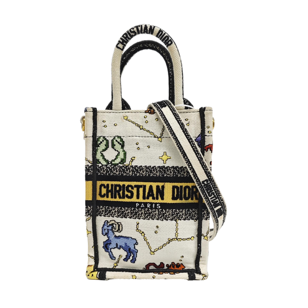 Book Tote Mini Canvas White