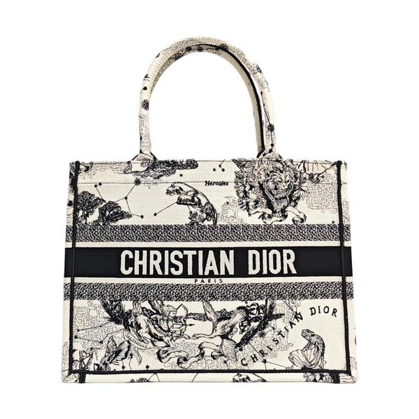 Book Tote Medium Canvas White