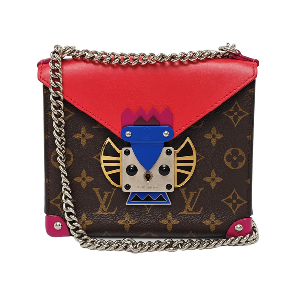TRIBAL MASK PM Monogram Coated Canvas Brown