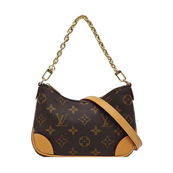 BOULOGNE Nano Monogram Coated Canvas Brown