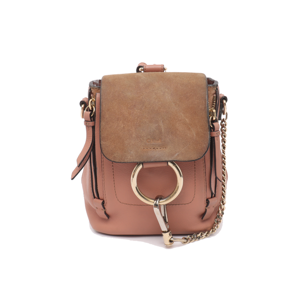 Faye Mini Calfskin Pink