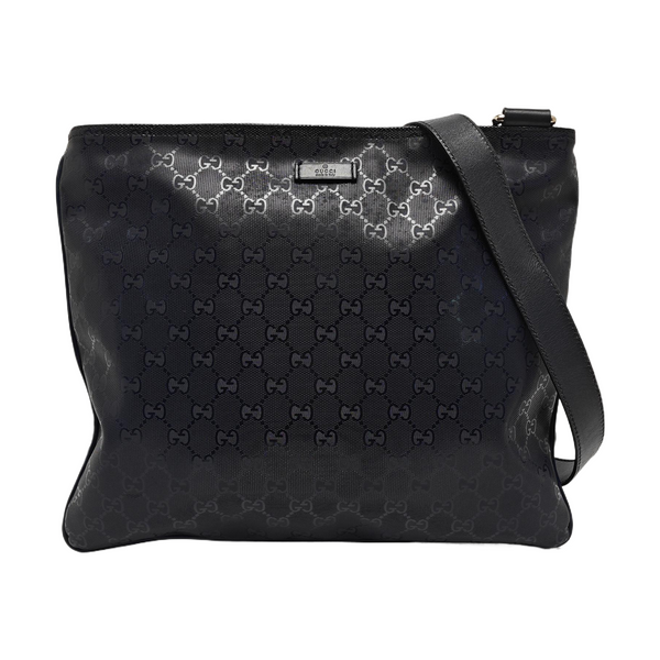 Monogram Coated Canvas Shoulder Bag Blue