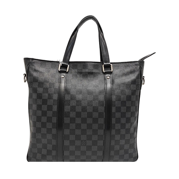 TADAO PM Damier Graphite Coated Canvas Gray