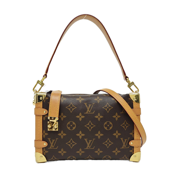 SIDE TRUNK MM Monogram Coated Canvas Brown
