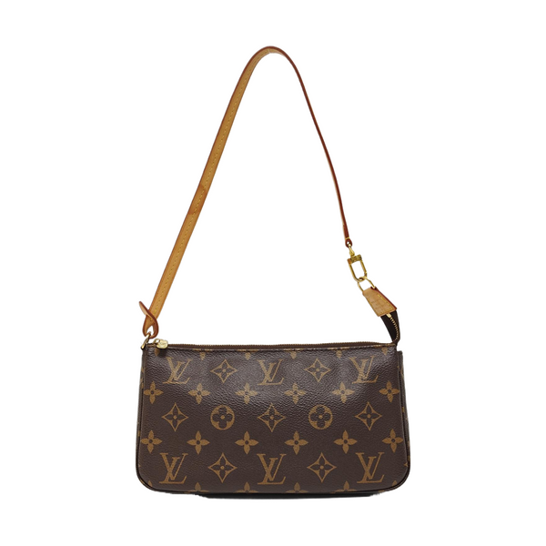 ACCESSOIRES GM Monogram Coated Canvas Brown