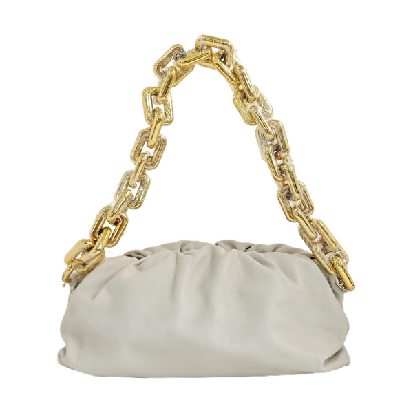 The Pouch Mini Calfskin White