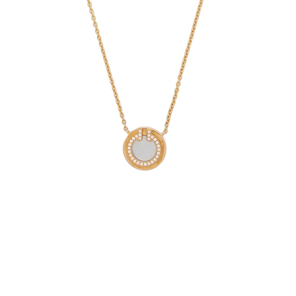 Tiffany T 18k Rose Gold Necklace