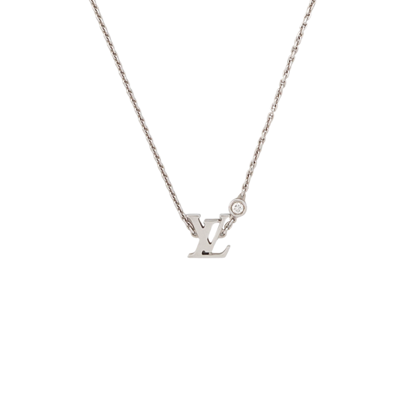 IDYLLE BLOSSOM 18k White Gold Silver Necklace