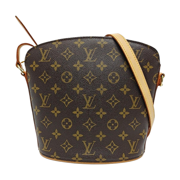 DROUOT Monogram Coated Canvas Brown