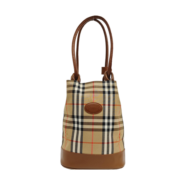 Canvas Bucket Bag Beige