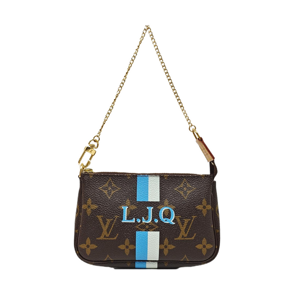 ACCESSOIRES Monogram Coated Canvas Brown