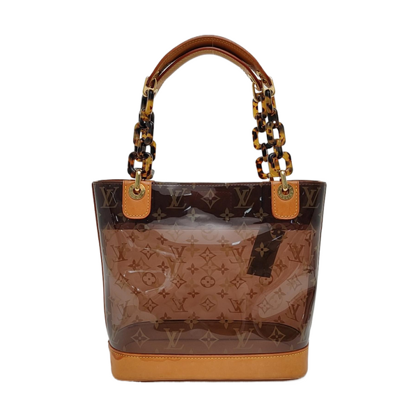 SAC AMBRE PM Monogram Plastic Brown