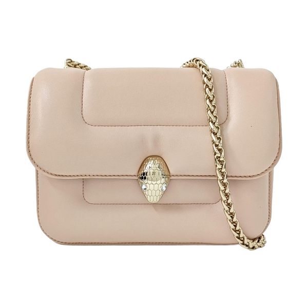 BVLGARI Small Lambskin Red