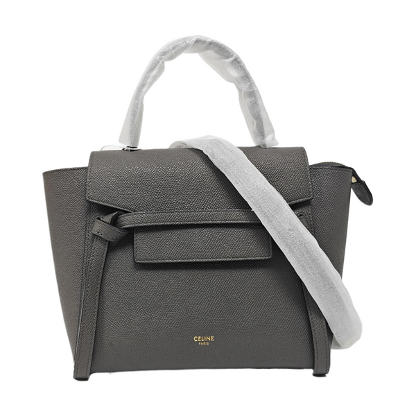 BELT Nano Calfskin Gray
