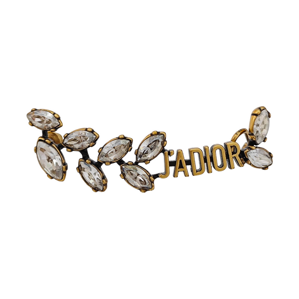 J'adior Metal Gold Stud Earrings