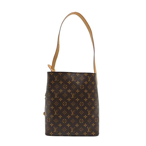 ALL IN GM Monogram Coated Canvas Brown