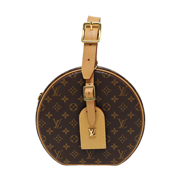 BOITE CHAPEAU PM Monogram Coated Canvas Brown