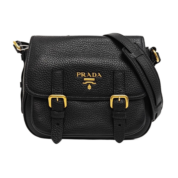 Calfskin Shoulder Bag Black