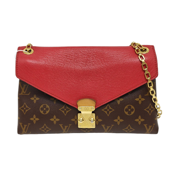 PALLAS BB Monogram Coated Canvas Brown