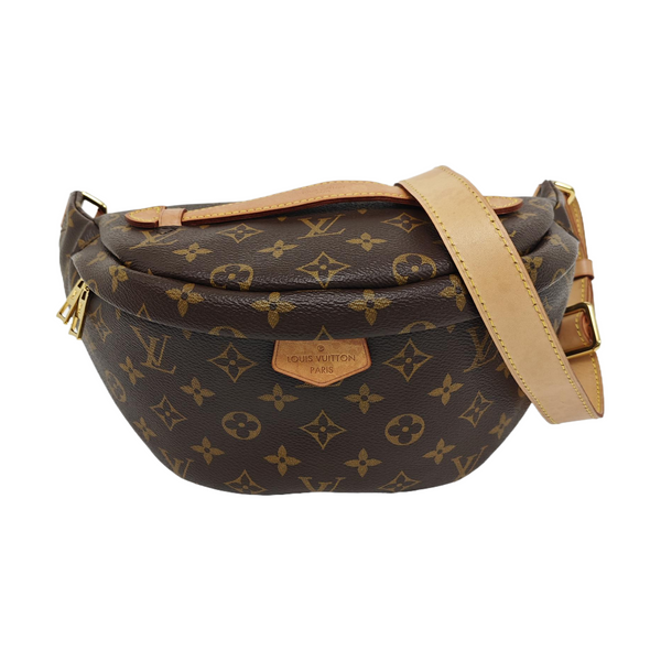 BUMBAG Monogram Coated Canvas Brown
