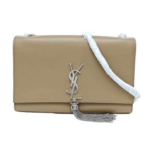 Authenticated pre-owned KATE Calfskin Brown - Shoulder Bag at Looply