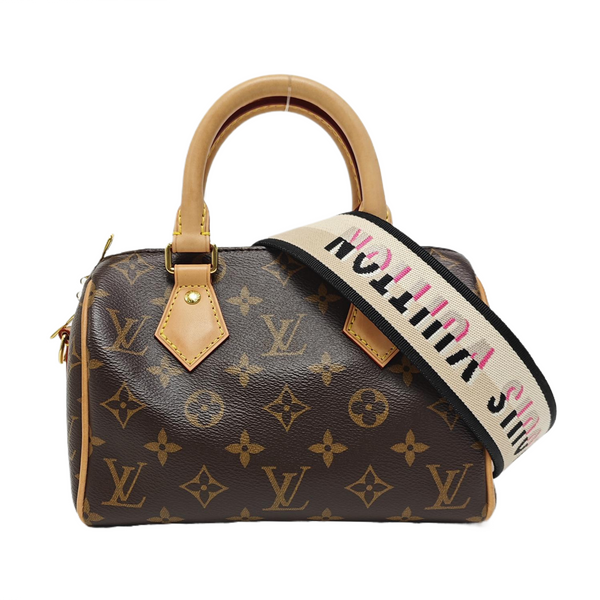 SPEEDY 20 Monogram Coated Canvas Brown