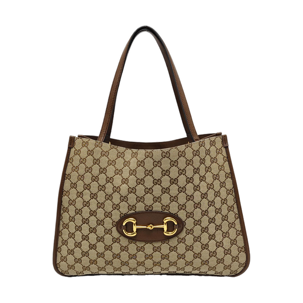 Horsebit 1955 Coated Canvas Beige