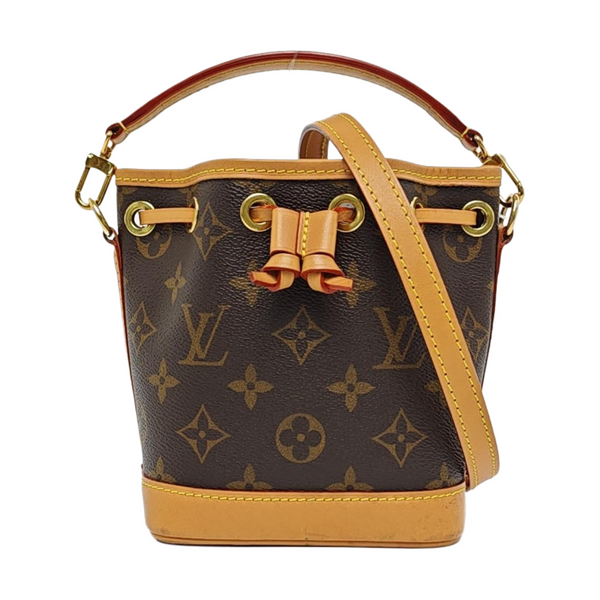 NOÉ Nano Monogram Coated Canvas Brown