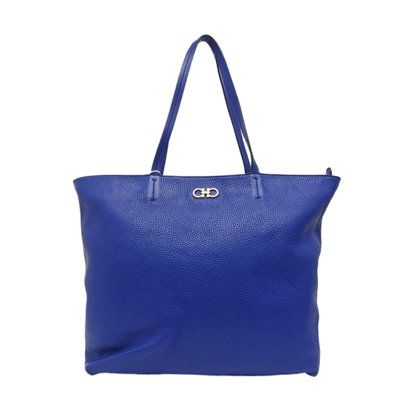 Calfskin Tote Bag Blue