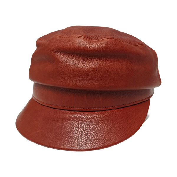 Leather Hat Brown