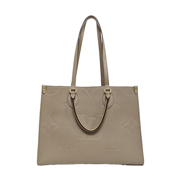 ONTHEGO MM Monogram Calfskin Gray