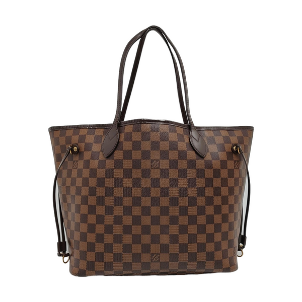 NEVERFULL MM Damier Ebene Coated Canvas Brown