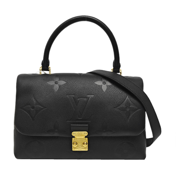 MADELEIN Monogram Calfskin Black