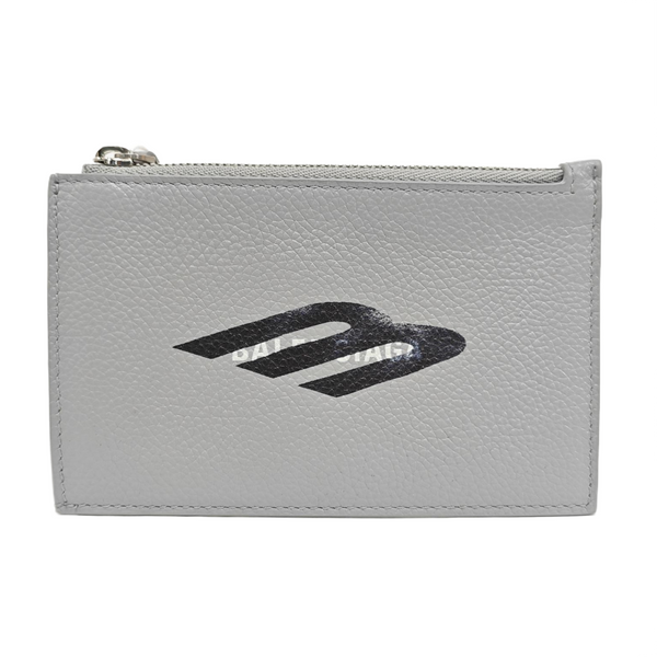 Cash Calfskin Gray Card Holder