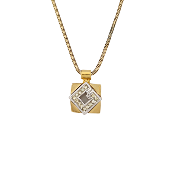 G Link Metal Gold Necklace