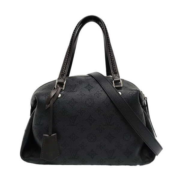 ASTERIA Monogram Calfskin Black