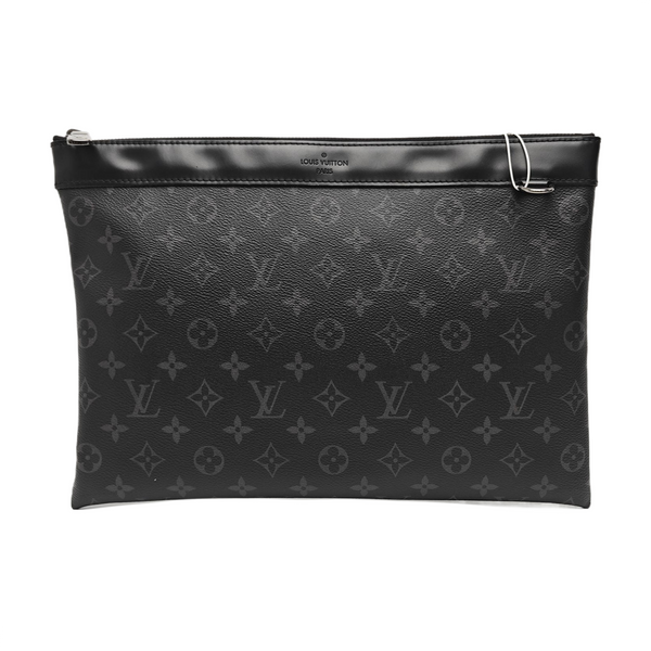 DISCOVERY Monogram Coated Canvas Black