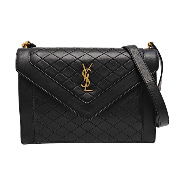 GABY Quilted Lambskin Black