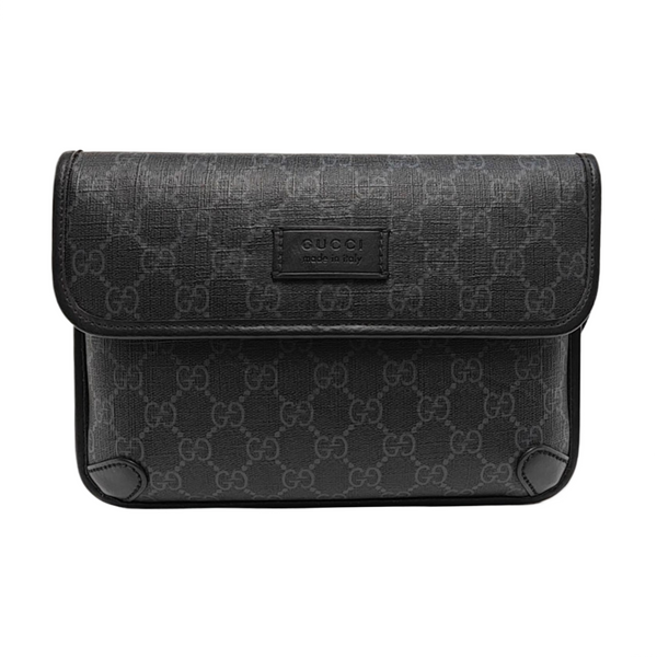Neo Vintage Monogram Coated Canvas Black
