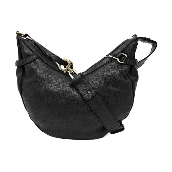 Calfskin Shoulder Bag Black