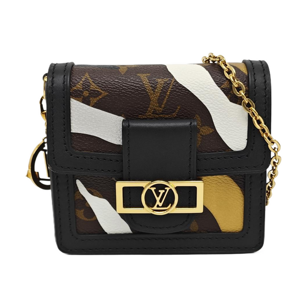DAUPHINE BB Monogram Coated Canvas Brown