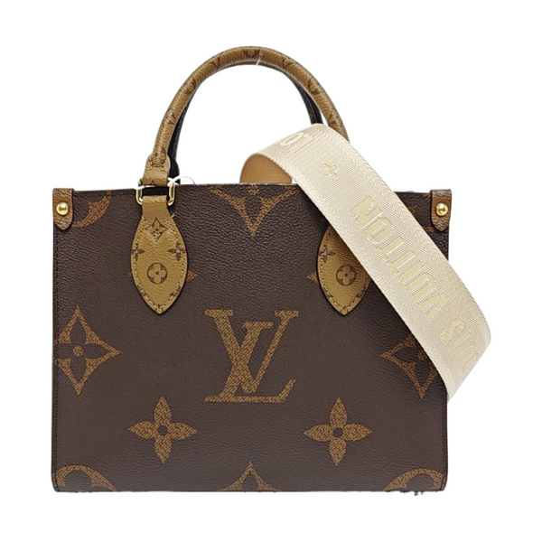 ONTHEGO PM Monogram Coated Canvas Brown