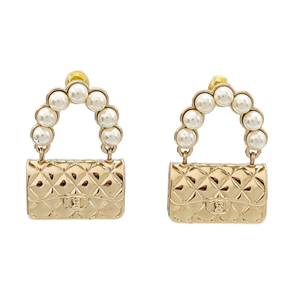 Metal Gold Stud Earrings