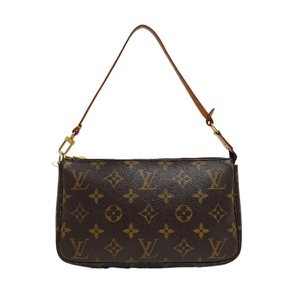 ACCESSOIRES Monogram Coated Canvas Brown
