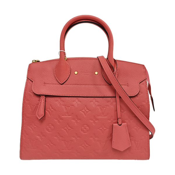 PONNEUF MM Monogram Calfskin Pink