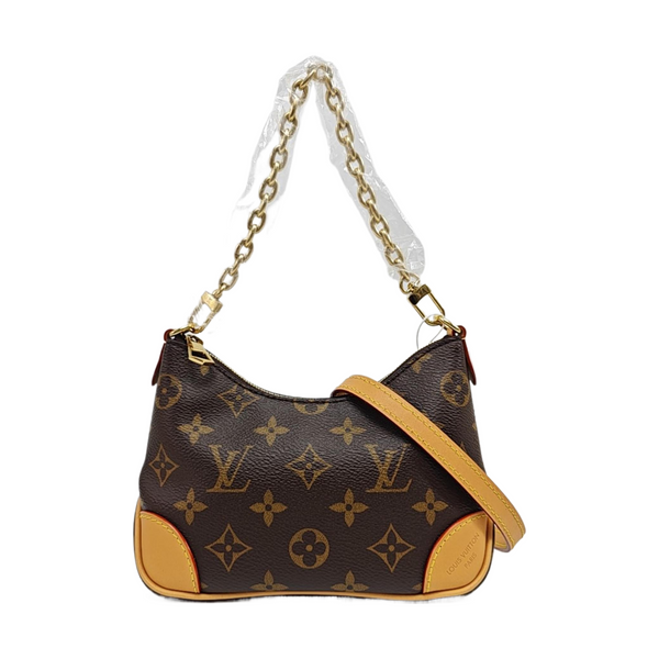BOULOGNE Nano Monogram Coated Canvas Brown